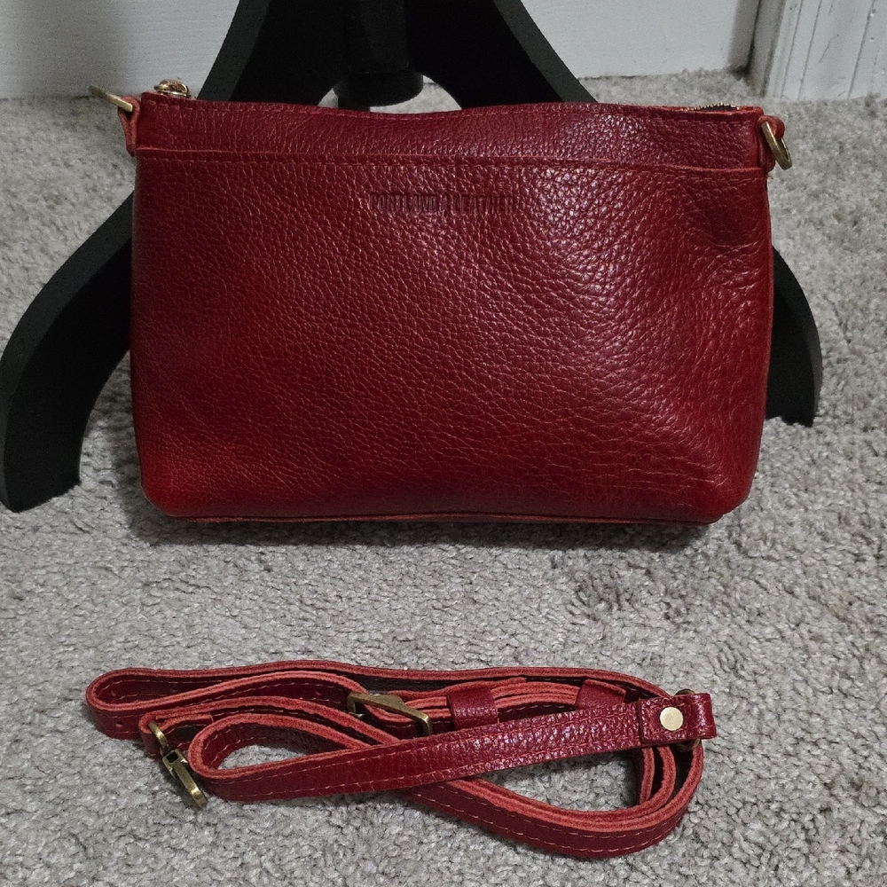 Portland Leather Goods PLG Classic Poppy  Bag Chili Red Sold Out